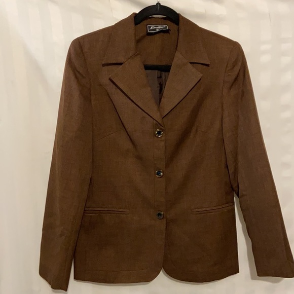 Brown vintage suit jacket - Picture 2 of 3